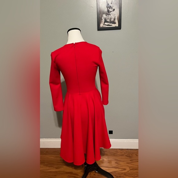 Red Express long sleeve dress - Picture 3 of 6